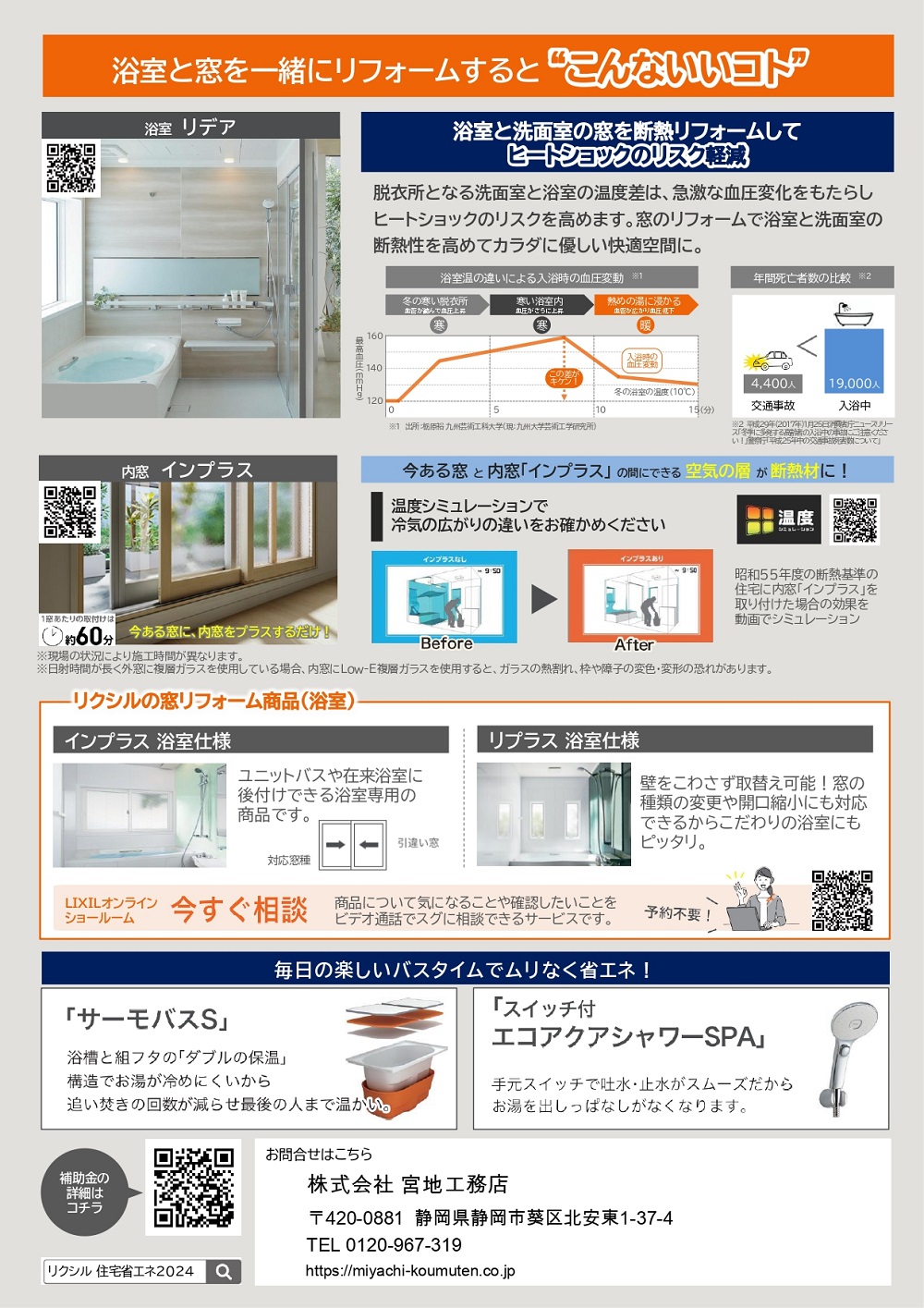 浴室リフォーム チラシ裏面