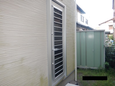 勝手口ドア交換工事 施工後