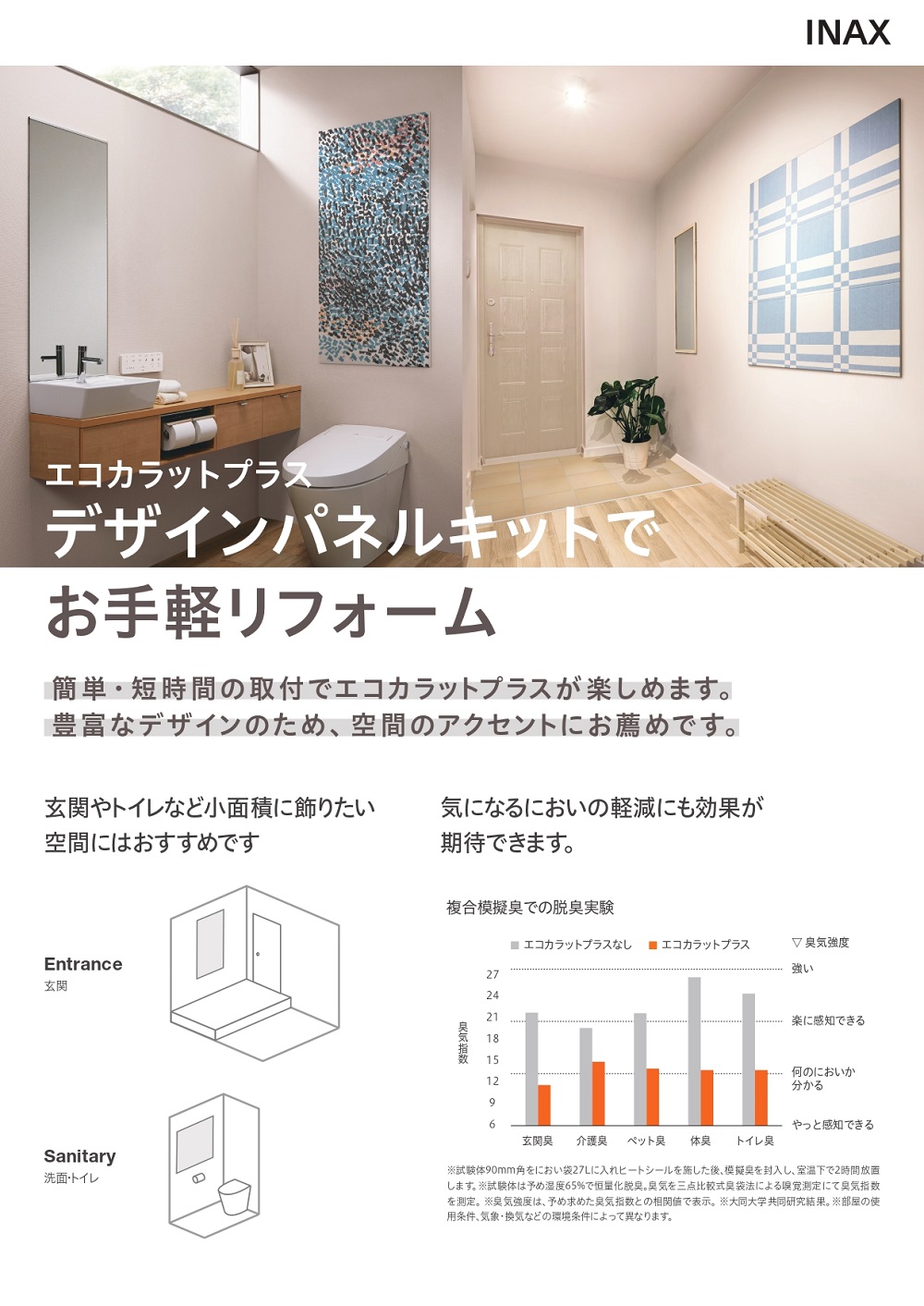 エコカラット デザインパネルキット チラシ