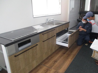 キッチン 展示場打合せ