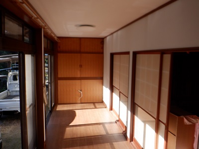 フローリング母屋施工後2