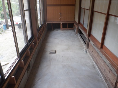 フローリング母屋解体2