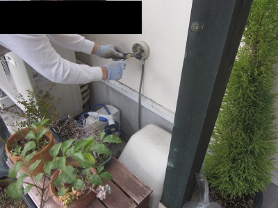 ポンプ改修工事 配線工事