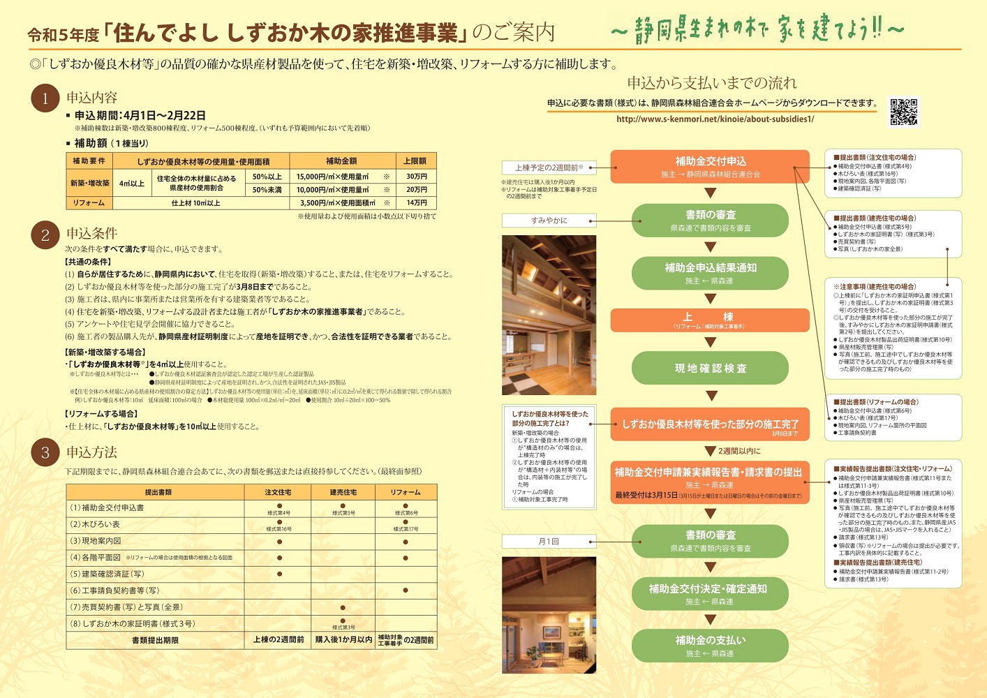 住んでよし しずおか木の家推進事業 チラシ2