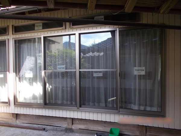 外窓交換縁側西施工後写真