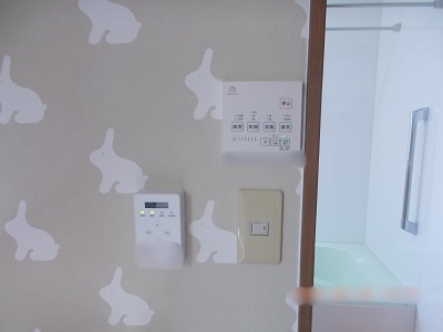 浴室乾燥機リモコン 交換後