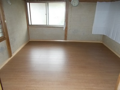 フローリング施工後1